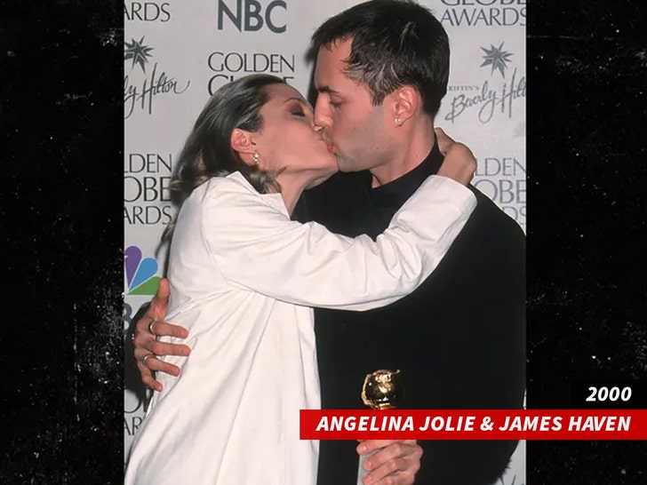 Angelina Jolie and James Haven getty