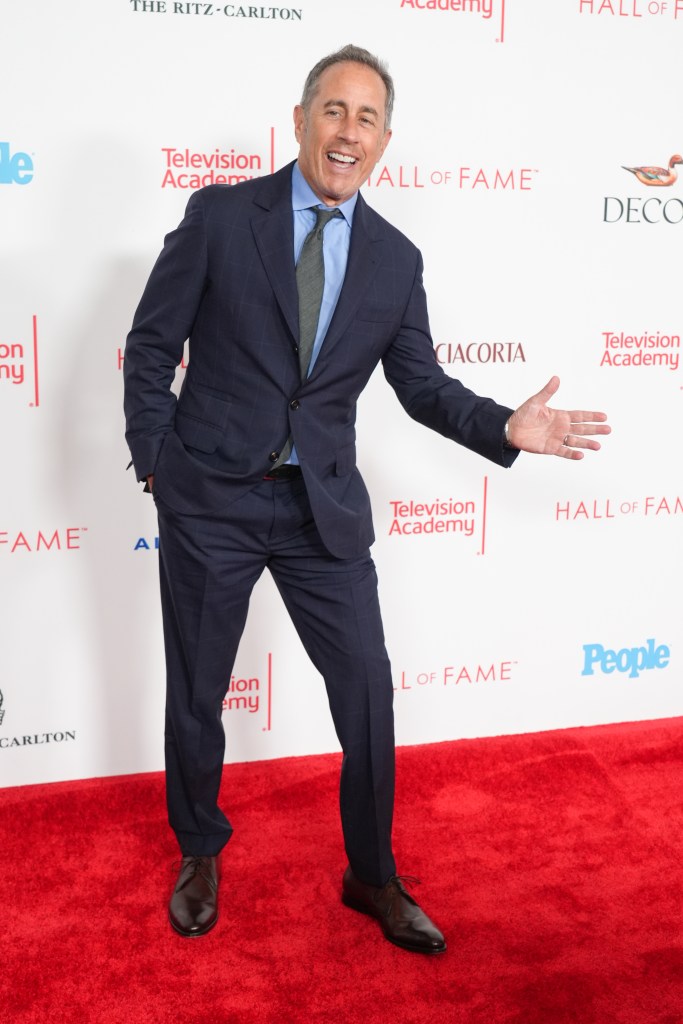 Jerry Seinfeld at the 28th Television Academy Hall of Fame induction ceremony