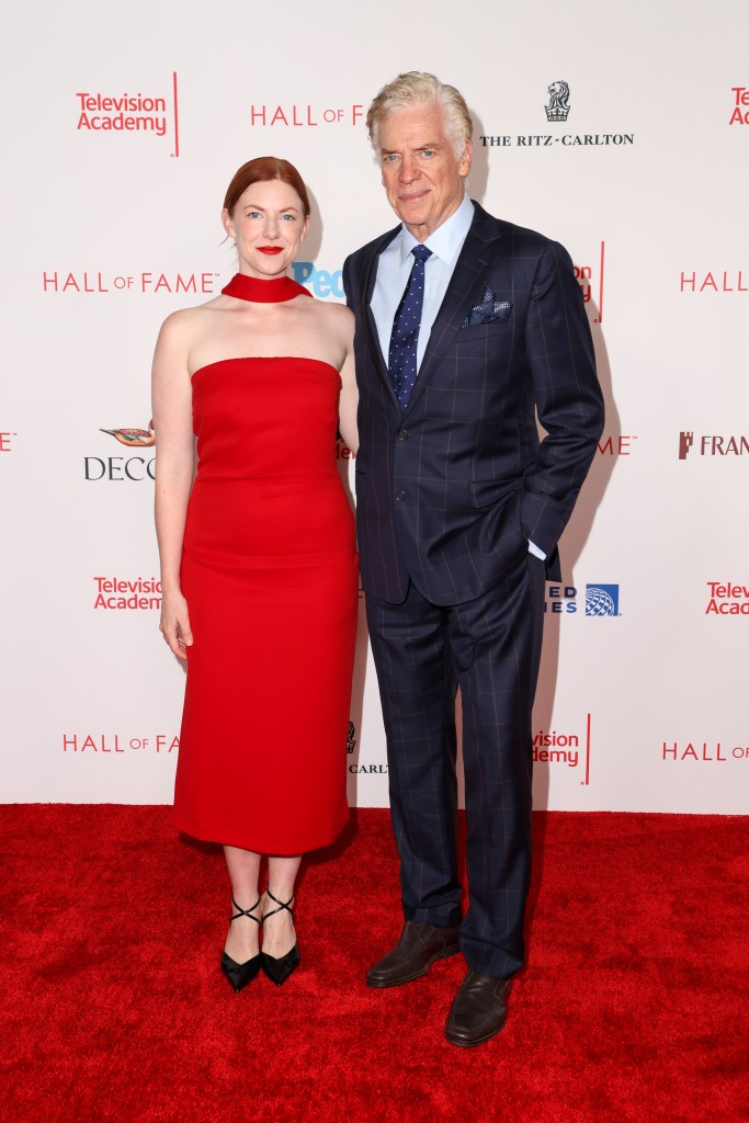 Rosie McDonald and Christopher McDonald at the 28th Television Academy Hall of Fame induction ceremony