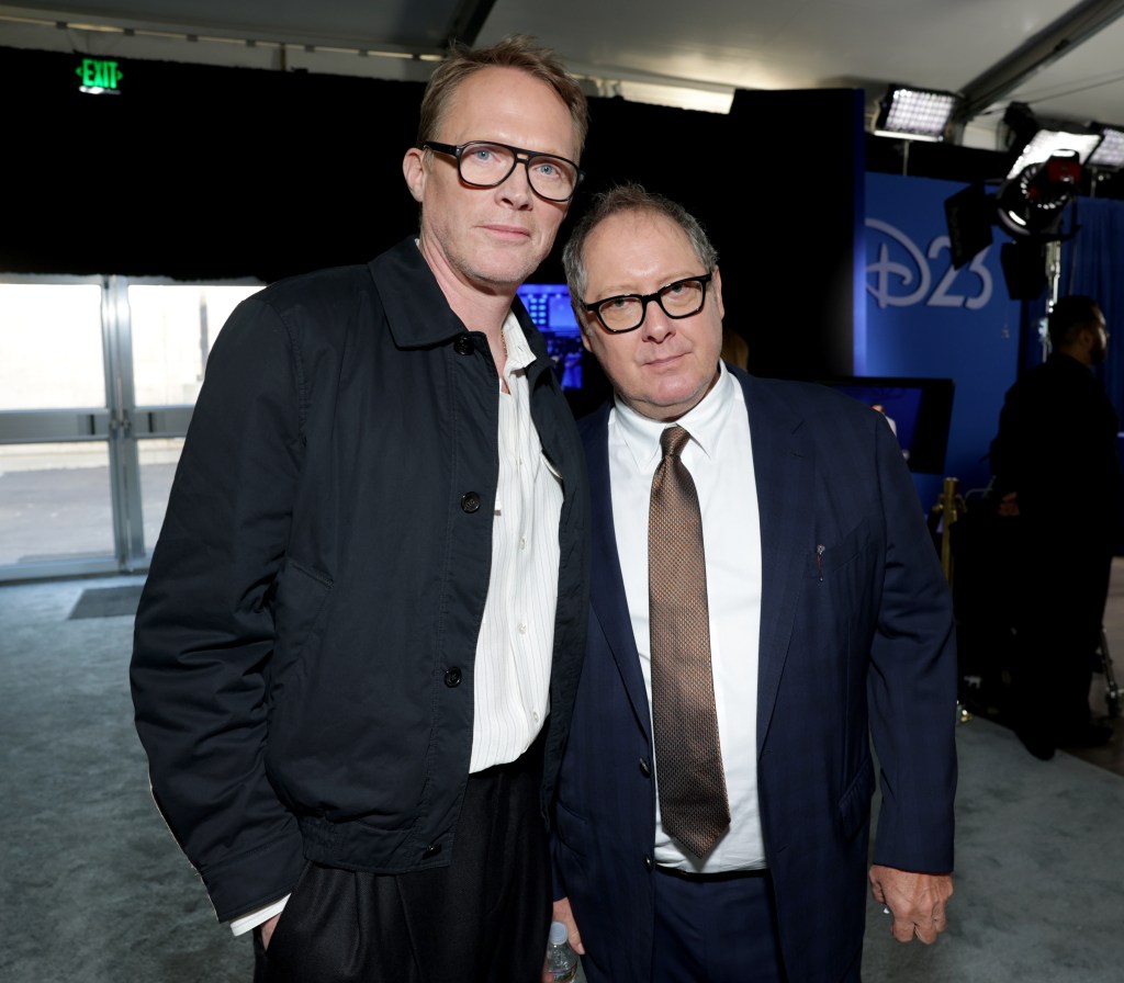 Paul Bettany and James Spader at D23: The Ultimate Disney Fan Event
