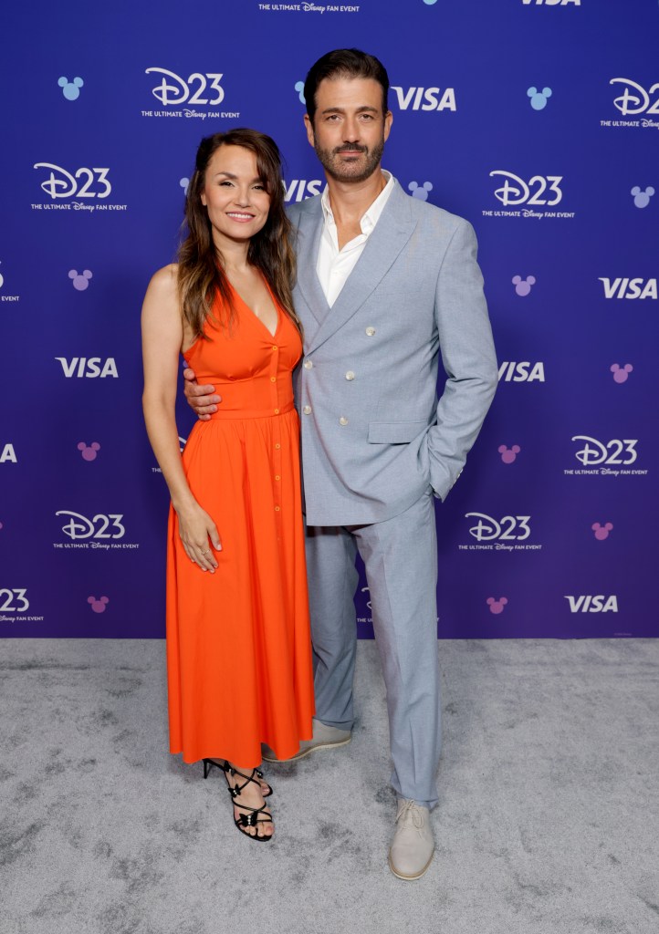 Samantha Barks and Oliver Tompsett at D23: The Ultimate Disney Fan Event