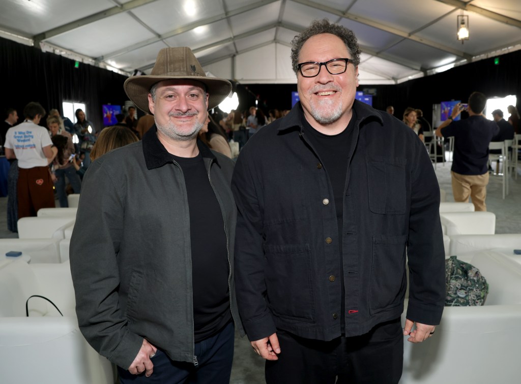 Dave Filoni and Jon Favreau at D23: The Ultimate Disney Fan Event