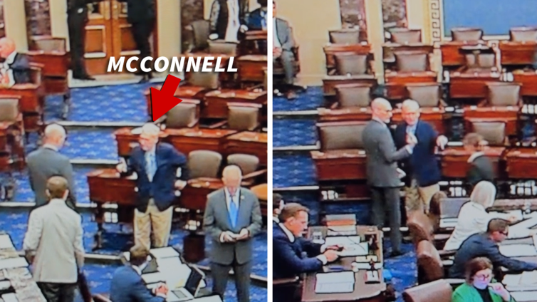 Mitch McConnell Repeatedly Confused on Senate Floor