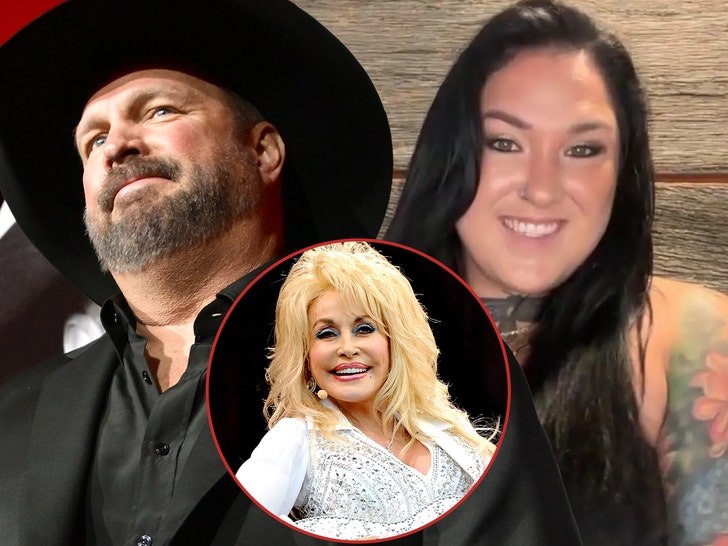 garth brooks Allie Colleen dolly parton getty comp