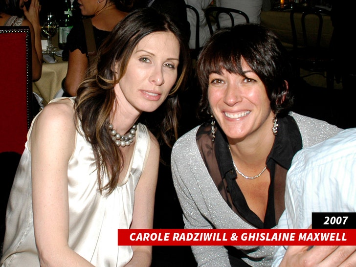 Carole Radziwill and Ghislaine Maxwell 2007 getty 1