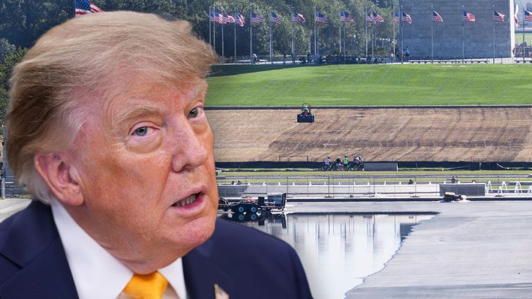 Lincoln Memorial Reflecting Pool a Mess Again After D.C. Storms