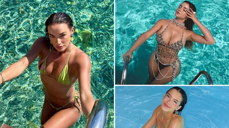 Bikini Babes Steppin' Up -- See Ya Ladder!