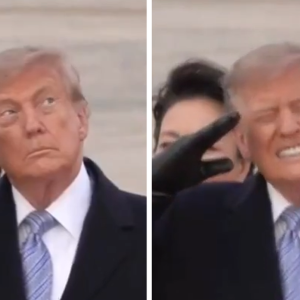 President Trump Winces During U.S. Military Flyover With Xi Jinping: Video
