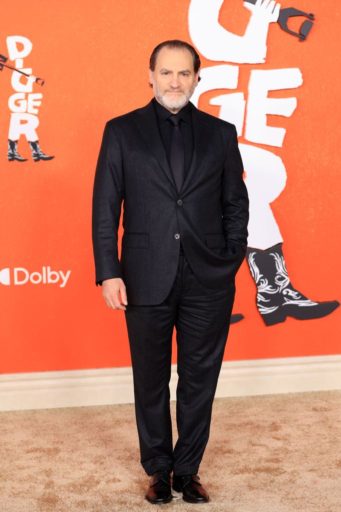 Michael Stuhlbarg wearing a dark suit at the Los Angeles premiere of "Digger."