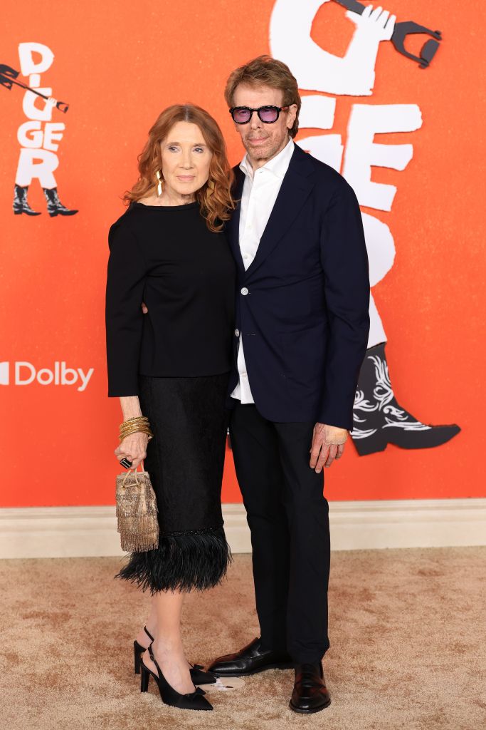 Linda Bruckheimer and Jerry Bruckheimer posing together.