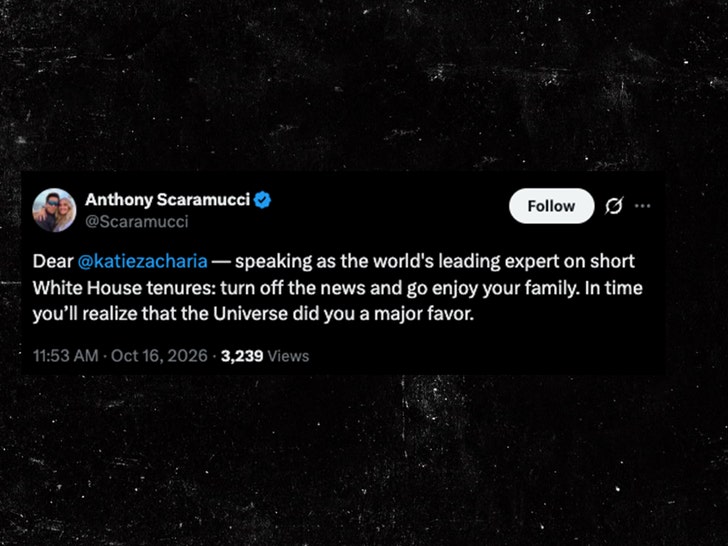 Anthony Scaramucci  tweet