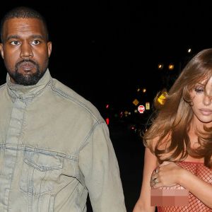 Bianca Censori Leaves Little to Imagination in Red Fishnet Top With Kanye