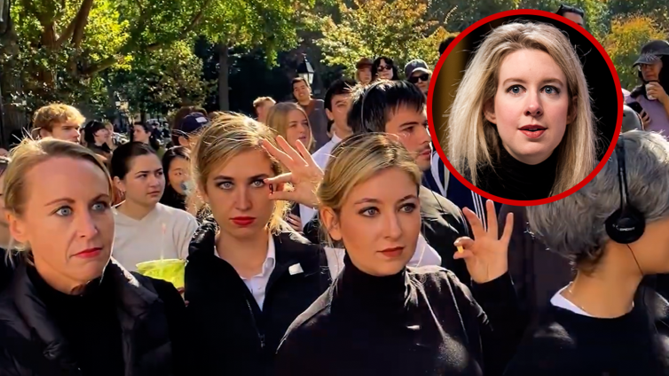 Elizabeth Holmes: 'You Can See Everything' Look-Alike Contest Takes Over NYC Park