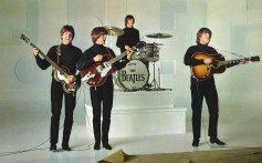 From left: Paul McCartney, George Harrison, Ringo Starr and John Lennon of The Beatles in 1965's "HELP!"